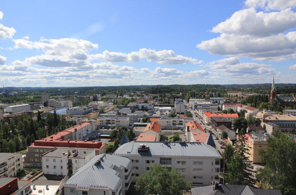 mikkelin panoraamaa naisvuoren vesitornista.